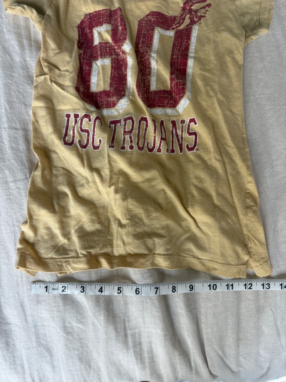 USC Trojans Yellow Kids Graphic Tee - Picture 4 of 6